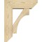 Ekena Millwork Westlake Slat Rough Sawn Bracket w/ Offset Brace, Douglas Fir, 6"W x 16"D x 20"H BKT0604X16X20WTL06RDF - alternate 4